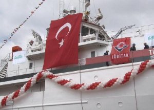 İlk Yerli Araştırma Gemisi TÜBİTAK Denize İndi