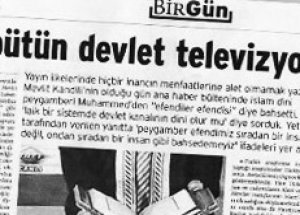 Hz. Peygambere Hakaretin 'BirGün'cesi