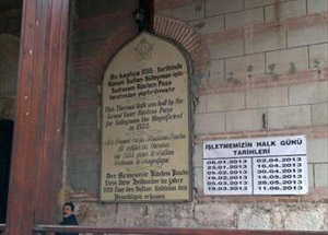 Kanuni'nin kaplıcası icradan satışta
