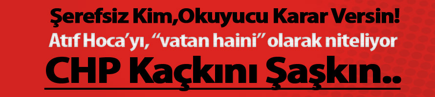 Şerefsiz kim, okuyucu karar versin!