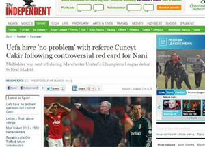 UEFA'dan Çakır'a Destek