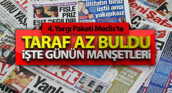 İşte Günün Manşetleri