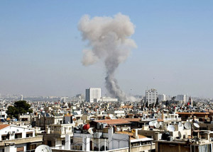 Şam'da Hava Saldırısı: 10 Ölü