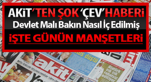 Günün Gazete Manşetleri