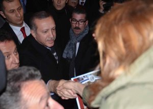 Erdoğan, 1 Mayıs'ta Lastikçileri Ziyaret Etti