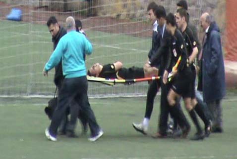 Hakemi Hastanelik Ettiler