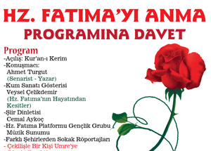 Hz. Fatıma'yı Tanımak İçin Kaçırılmayacak Bir Program