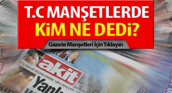 TC Manşetlerde