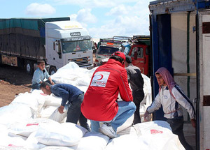 Türk Kızılayı'ndan 25 ton un yardımı