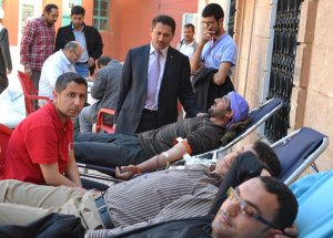 Hilvan’da Kan Bağışı Yoğun İlgi
