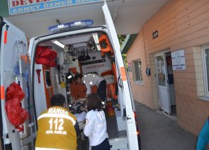 Kula'da Motosikletin Çarptığı Çocuk Yaralandı