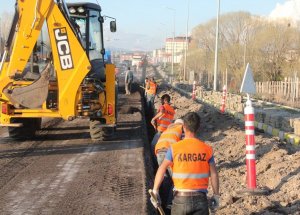 Ardahan’da Doğalgaz Hattı Çalışmaları Başladı