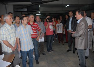 BMC İşçilerine Başkan Tatı'dan Destek