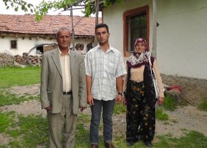 Baba oğul birlikte askere gitti