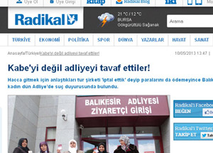 Radikal'den Garip Başlık