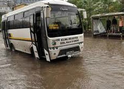 Zonguldak'ta sağanak yağış