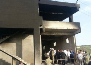 Hatay'da Kaçak Mazot Deposu Patladı