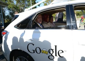 Erdoğan Google'ın Aracını Test Etti