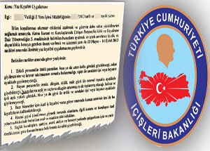 İçişleri’nden Tuhaf Genelge