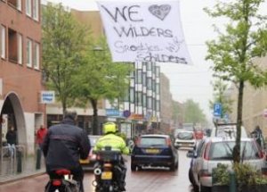 Wilders'e İlginç Karşılama