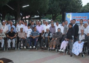Engellilere Akülü Araba Dağıtıldı