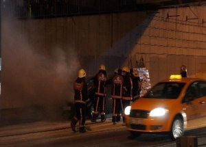 Seyir Halindeyken Alev Topuna Döndü