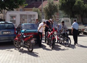 Motosiklet Sürücülerine Ceza Yağdı