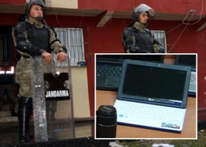 BDP'li Başkanı Panikleten Laptop