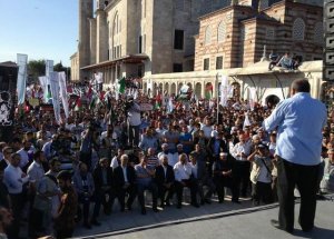 M.Aksa Ve Mavi Marmara Yürüyüşü Başladı