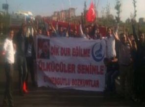 Ülkücüler De Erdoğan'ı Karşıladı