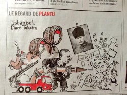 Le Monde Gazetesindeki Türkiye Karikatürü