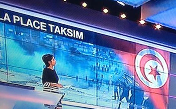 Fransa kanalında Türk Bayrağı Skandalı