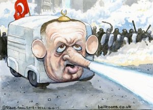 İngiliz Gazetesinden İğrenç Erdoğan Karikatürü!