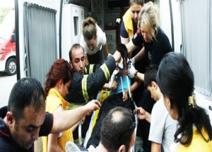 Korkuluk Demiri Saplandı!