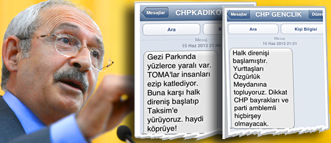 Eylemlerin Arkasında CHP Var