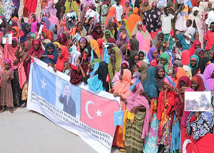 Somali'de Erdoğan'a destek gösterisi