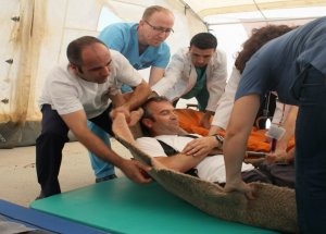 Devlet Hastahanesinde Deprem Tatbikatı