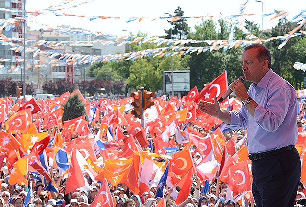 Erzurum'da Milli İradeye Saygı Mitingi