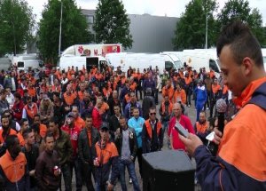 Hollanda'da Türk dağıtım elemanları grevde