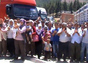 Adana'da Madenciler Eylemde