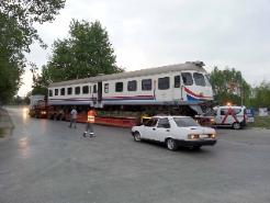 Vagonlar Karayoluyla Taşınıyor!