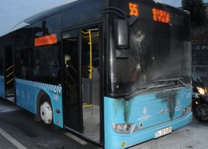 Halk Otobüsüne Molotoflu Saldırı