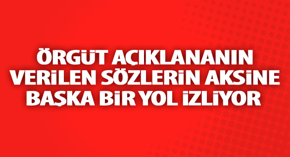 PKK Başka Bir Yol İzliyor
