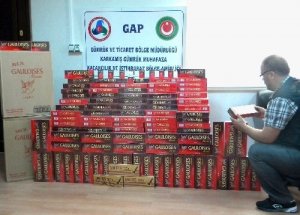 Karkamış’ta 2 Bin 500 Paket Kaçak Sigara Ele Geçirildi