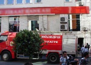 Bankanın Kazanında Yangın Çıktı