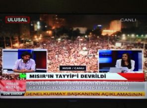 Ulusal Kanal'dan Mısır'ın Tayyip'i Devrildi Densizliği