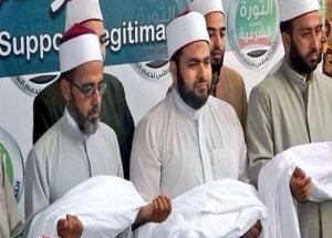 Ezher'in Hocalarından Mursi'ye Kefenli Destek
