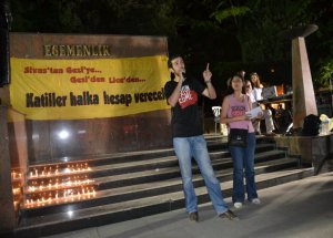 Sivas Katliamı Protesto Edildi