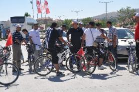 Sorgun Kaymakamı Sorgunlularla Bisiklet Turunda