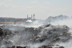 Edirne Çöplüğünde Yangın